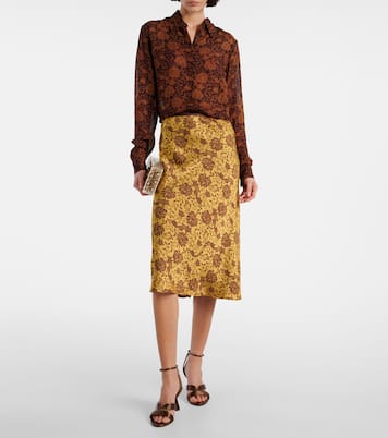 Sandalen Daryl 75 aus Metallic-Leder | Aquazzura