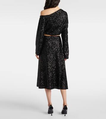 High-Rise-Midirock Araminta mit Pailletten | Diane von Furstenberg