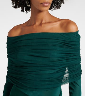 Maxikleid Sonora mit Seidentüll | Christopher Esber