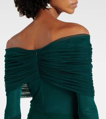 Maxikleid Sonora mit Seidentüll | Christopher Esber