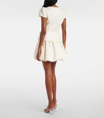 Minikleid aus Bouclé mit Pailletten | Self-Portrait