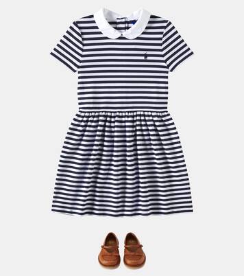 Robe rayée à logo | Polo Ralph Lauren Kids