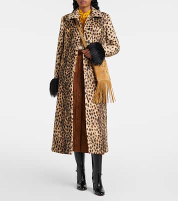 Schultertasche Nellcôte Small aus Veloursleder | Valentino Garavani