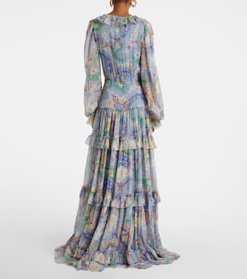 Floral silk gown | Etro
