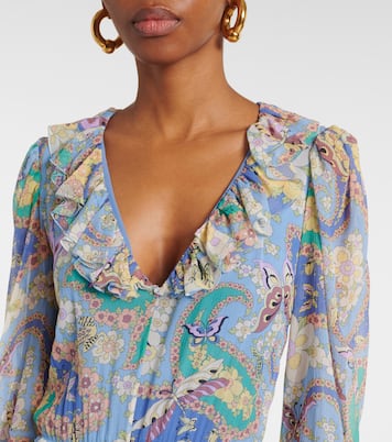 Floral silk gown | Etro