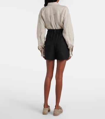 Cotton and linen shorts | Brunello Cucinelli