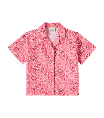 Floral cotton and linen shirt | Scotch & Soda Kids