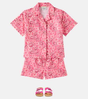 Floral cotton and linen shirt | Scotch & Soda Kids