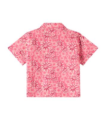 Floral cotton and linen shirt | Scotch & Soda Kids