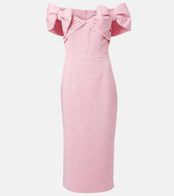 Robe midi Isabella à nœud | Rebecca Vallance