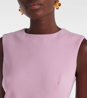 Wool-blend and lace cocktail dress | Oscar de la Renta