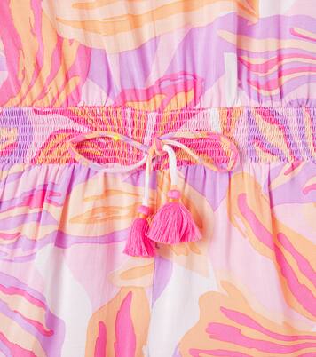 Beth halterneck printed romper | Poupette St Barth Kids