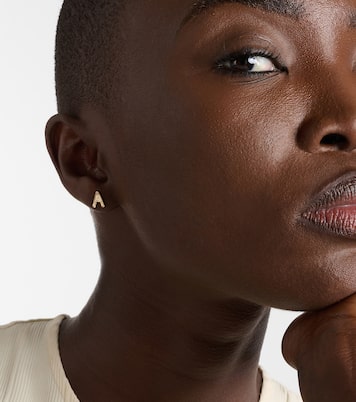 Boucle d'oreille unique Initial Petite en or 18 ct (750/1000) et diamants | Sophie Bille Brahe