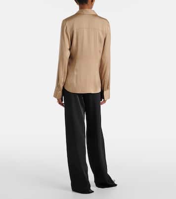 Hemd aus Satin | Vince