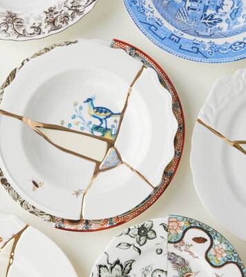 Kintsugi soup plate by Marcantonio Raimondi Malerba | Seletti