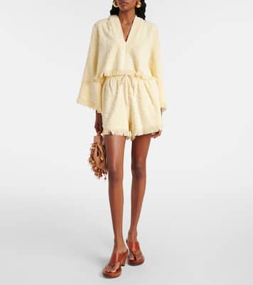 Coco cotton terry shorts | Zimmermann