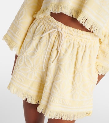 Coco cotton terry shorts | Zimmermann