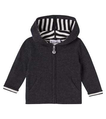 Baby Alexandros wool zip-up sweater | Bonpoint