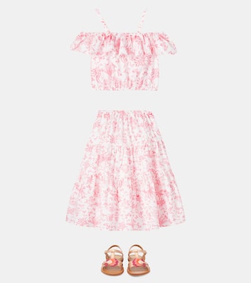 Set top et jupe imprimés en coton | Tartine et Chocolat