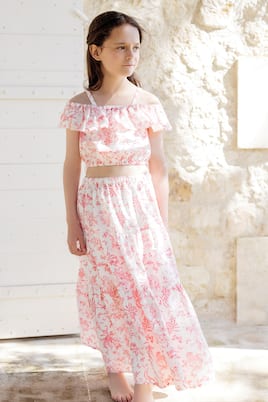 Set top et jupe imprimés en coton | Tartine et Chocolat