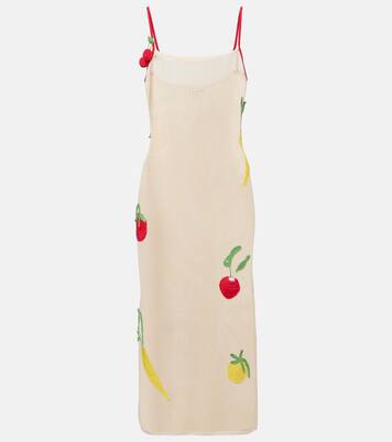 Robe de plage Adeline en crochet de coton | Staud