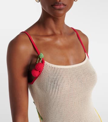 Robe de plage Adeline en crochet de coton | Staud
