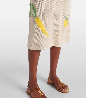 Robe de plage Adeline en crochet de coton | Staud
