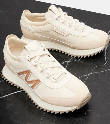 Pacey2 suede-trimmed sneakers | Moncler