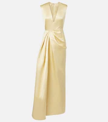 Draped silk satin gown | Givenchy
