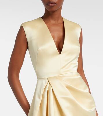 Draped silk satin gown | Givenchy