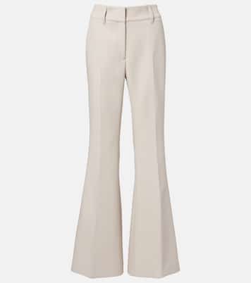 Weite High-Rise-Hose Rhein aus Wolle | Gabriela Hearst