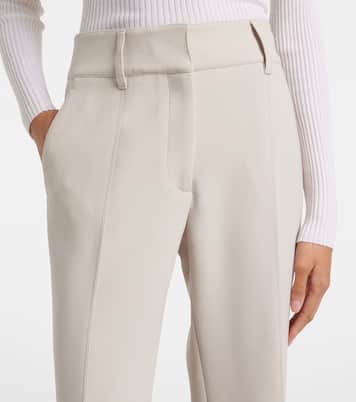 Weite High-Rise-Hose Rhein aus Wolle | Gabriela Hearst