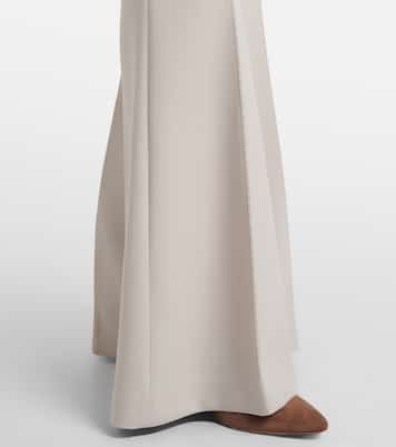 Weite High-Rise-Hose Rhein aus Wolle | Gabriela Hearst