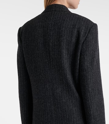 Chalk stripe wool coat | Dries Van Noten
