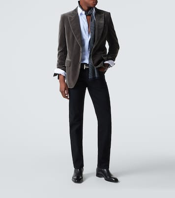 Striped cotton poplin shirt | Tom Ford