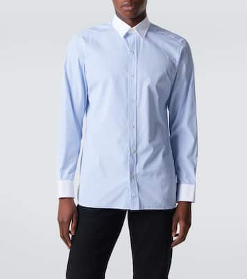 Striped cotton poplin shirt | Tom Ford