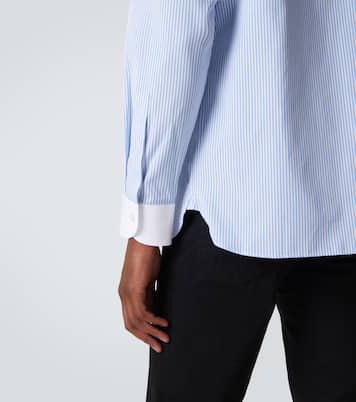 Striped cotton poplin shirt | Tom Ford