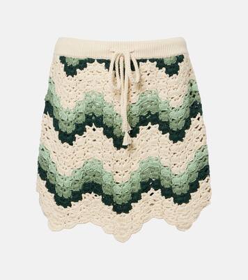 Tidal Hali cotton crochet miniskirt | The Upside