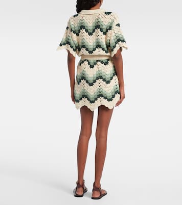 Tidal Hali cotton crochet miniskirt | The Upside
