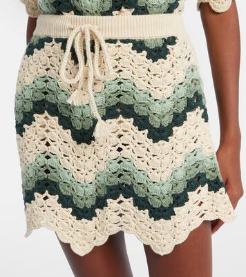 Tidal Hali cotton crochet miniskirt | The Upside