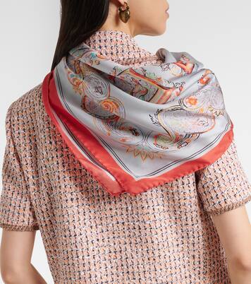 Turandot printed silk scarf | Etro