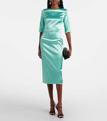 Midikleid aus Satin | Dolce&Gabbana