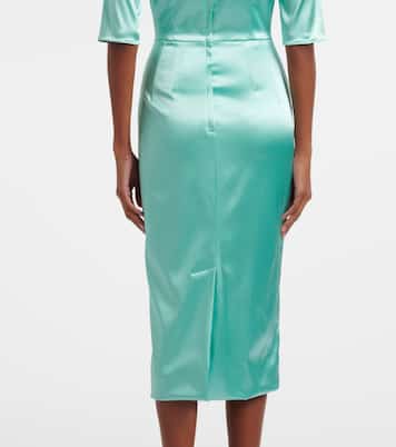 Midikleid aus Satin | Dolce&Gabbana