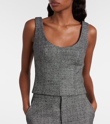 Top cropped in lana | Gucci