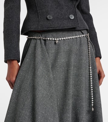 Skull embellished chain belt | McQueen