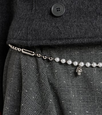 Skull embellished chain belt | McQueen