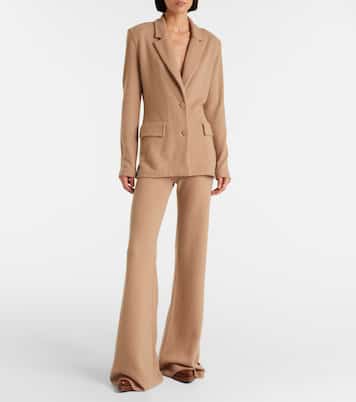 Kaulike cashmere flared pants | Gabriela Hearst