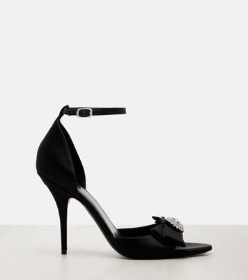Sandales Avenue Palazzo 110 en satin | Balenciaga