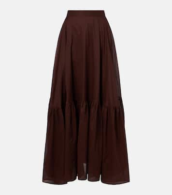 Cotton organza maxi skirt | Plan C