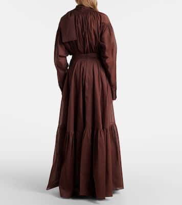 Cotton organza maxi skirt | Plan C